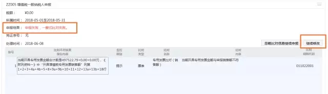涉税风险提醒：收到“一窗式比对失败”回执，处理不好将影响发票领用！